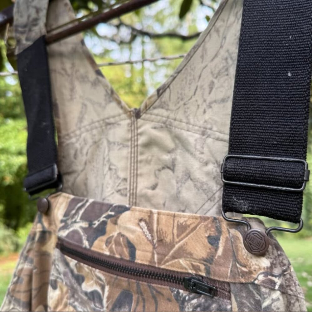 Vintage Liberty Advantage Camo Overalls SZ 54 Big & Tall - Picture 3 of 7